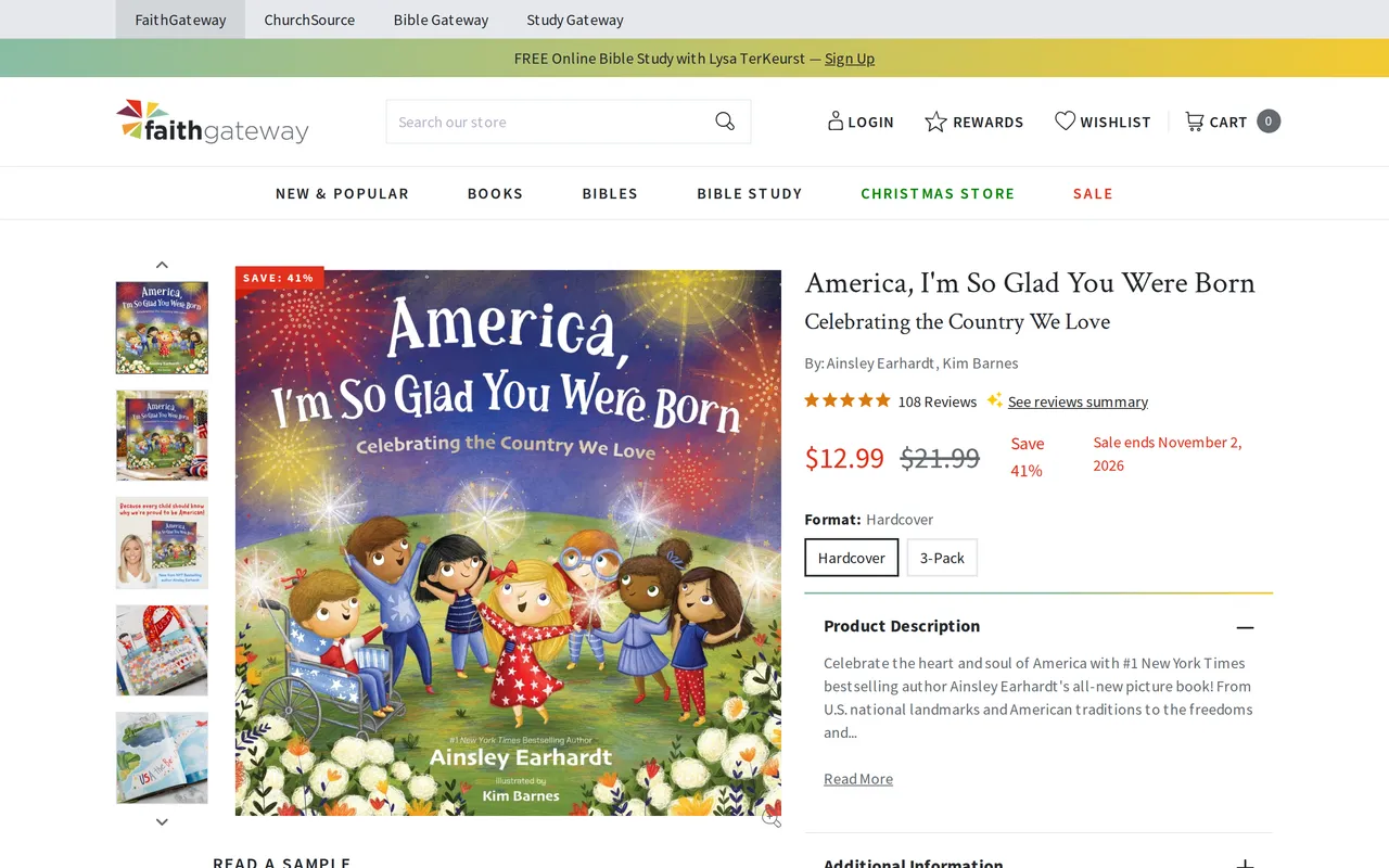 FaithGateway Product Detail (PDP), product detail page, captured Oct 26, 2026
