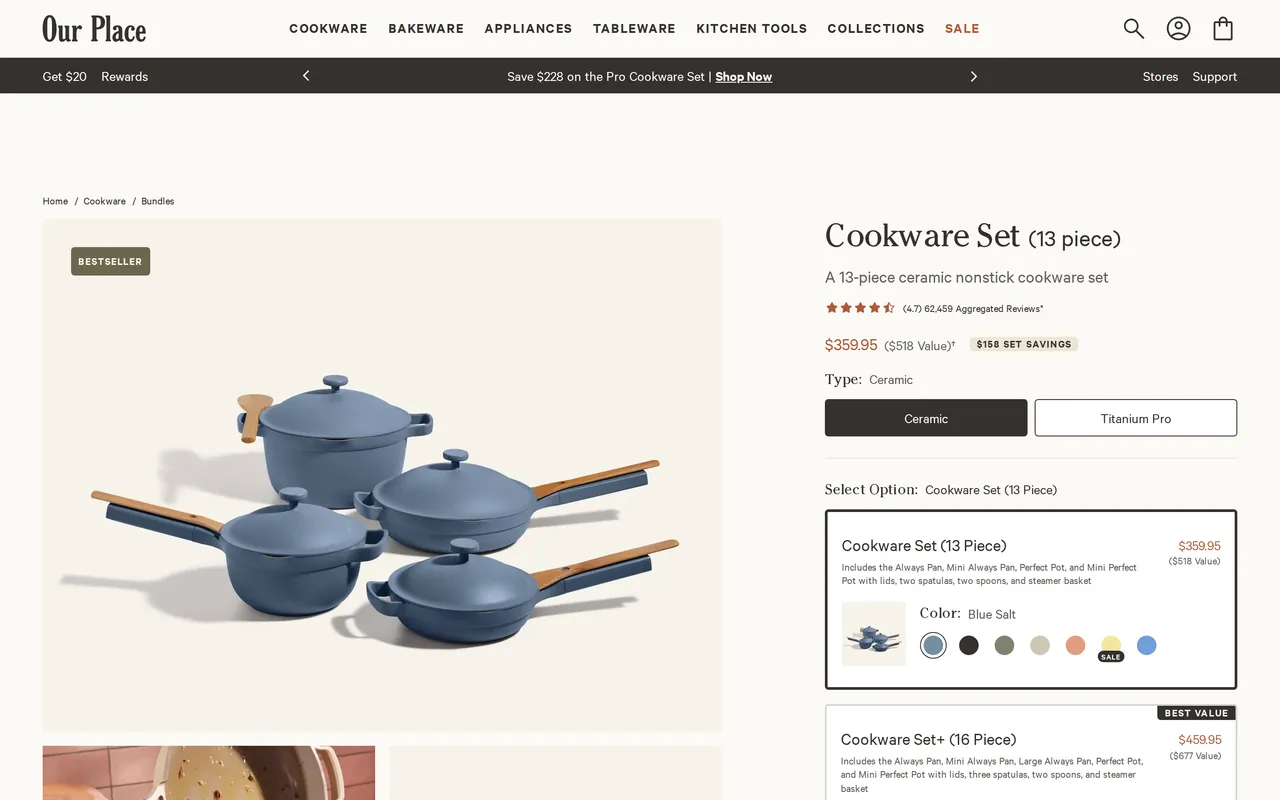 fromourplace.com product detail page