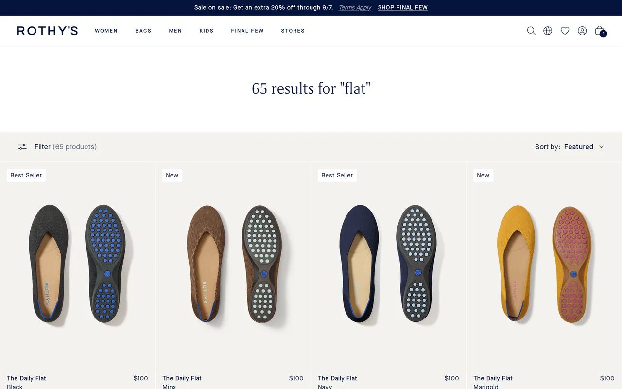rothys.com search results for 'flat'