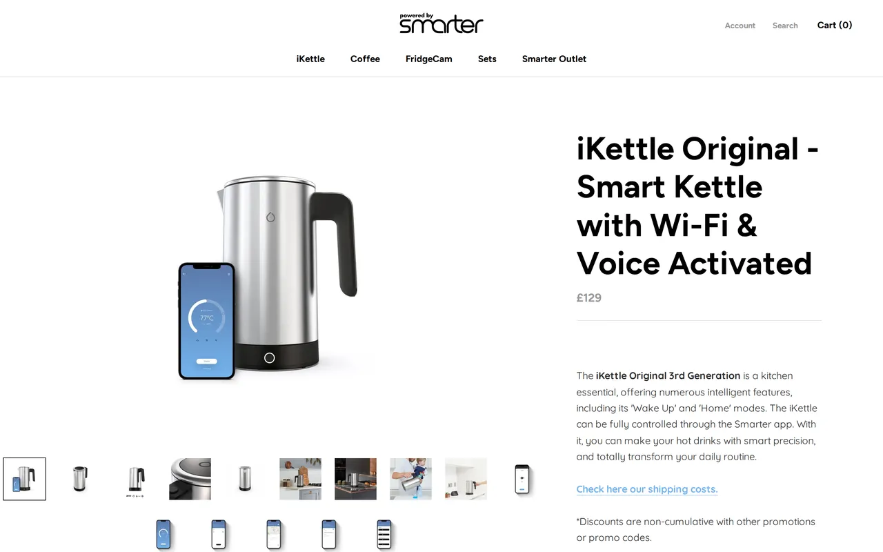 Smarter Product Detail (PDP), product detail page, captured Oct 26, 2026